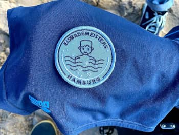 Handtuch mit Logo der Eisbademeisters