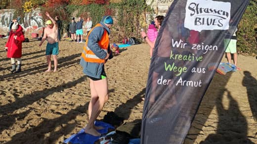 Warmup für die Eisbadchallenge