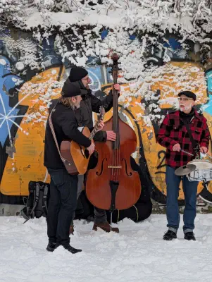 Musikalische Begleitung mit "Last James St. Pauli Rockability"